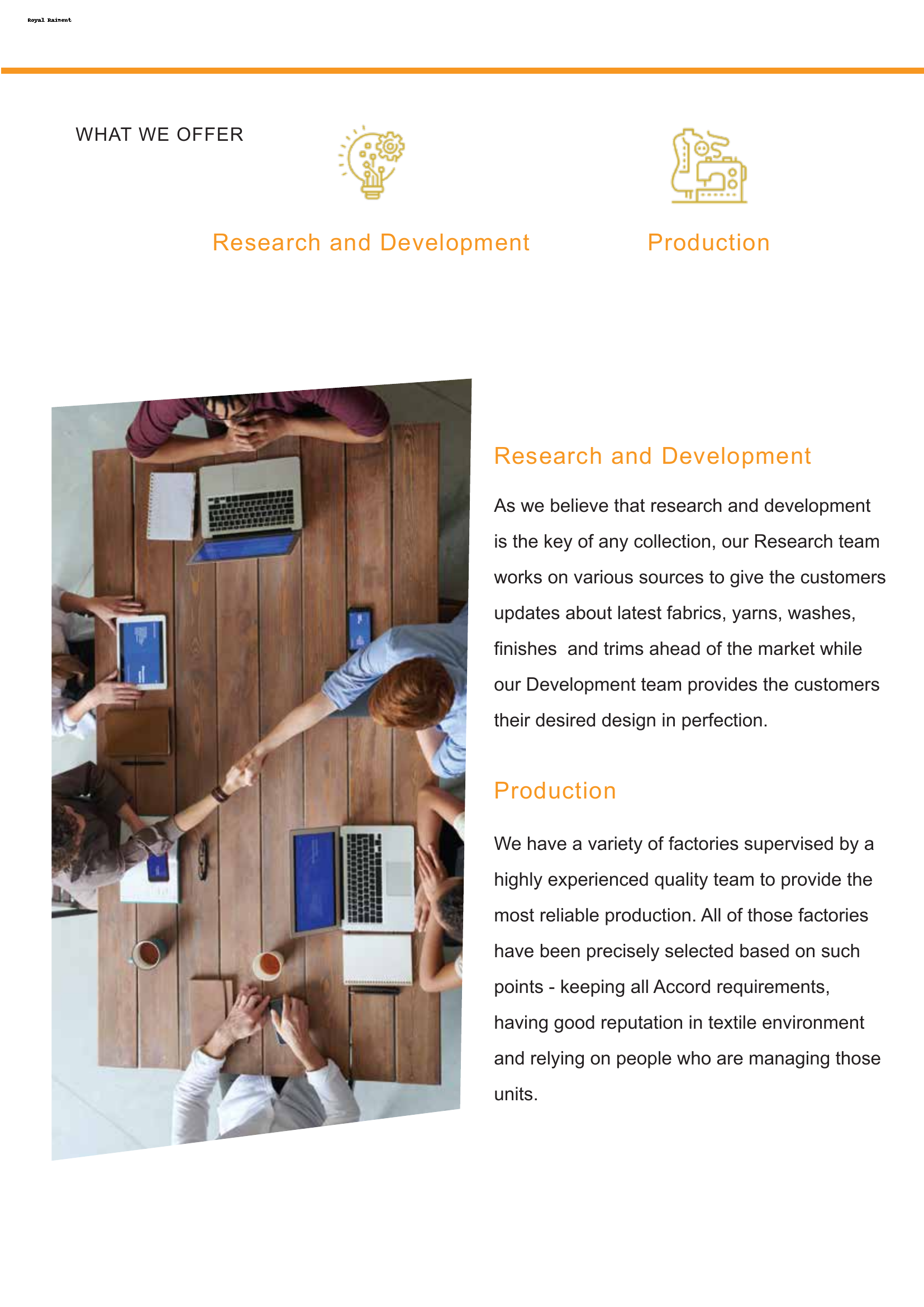 Royal Raiment Profile